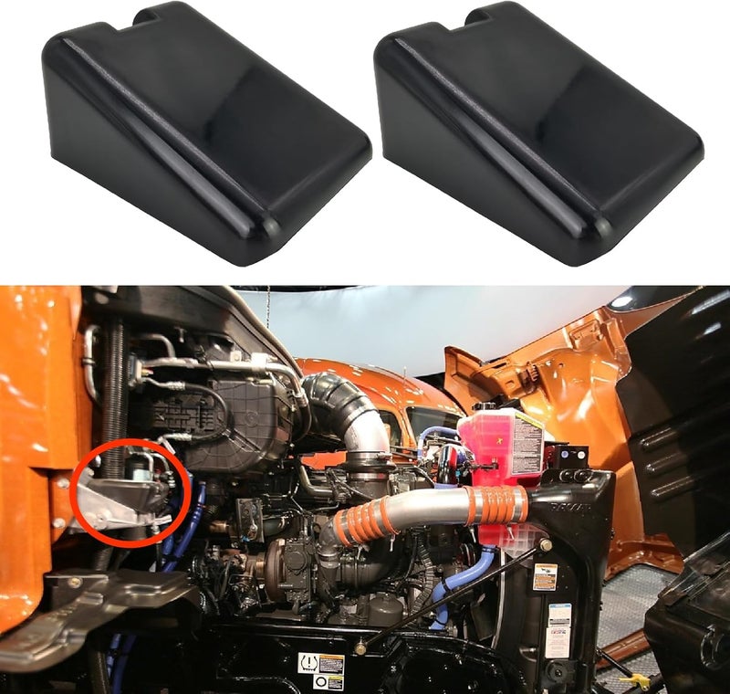 ZUVELLO L85-6081 M75681 Hood Bumper Support Fit For Peterbilt 567 579 Kenworth T680 T880 Semi Trucks, 2 Pack - Image 2
